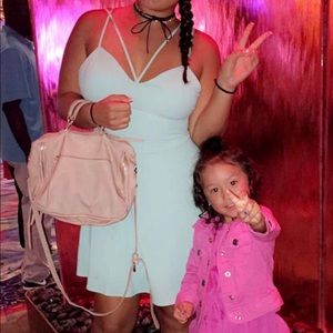 👗teal Charlotte Russe dress 👗